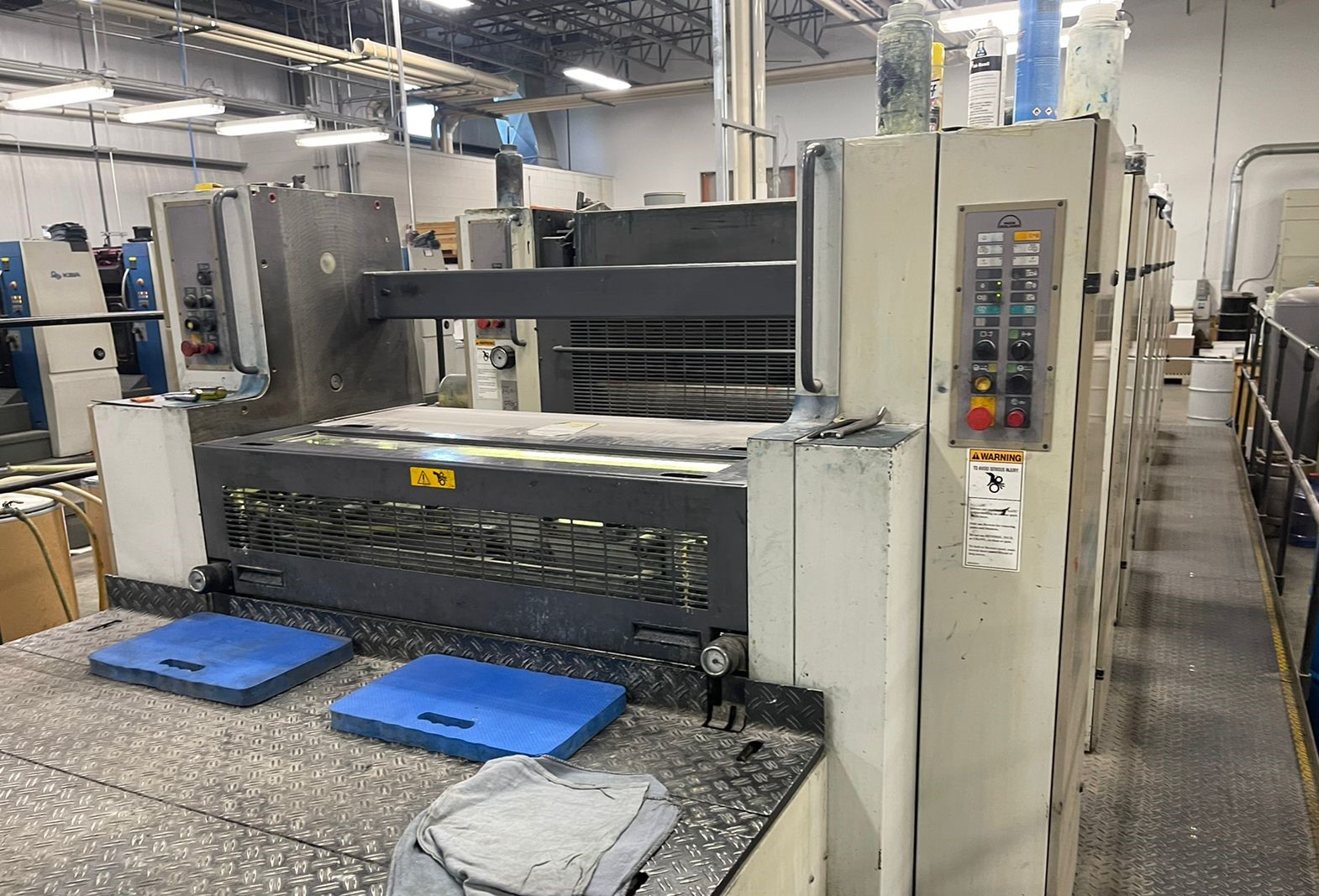 Successful machine test - Offset Press Roland R706 + L