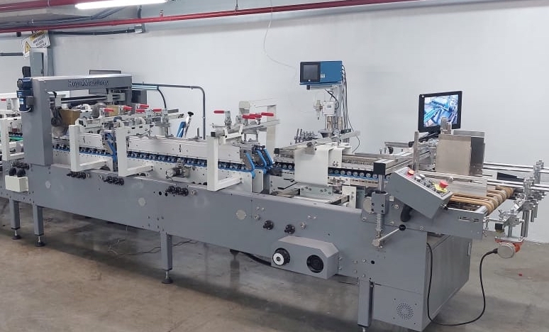 Successful installation by The Royo Machinery Team - Box Folder Gluer Royo Machinery RZH-GD800 G