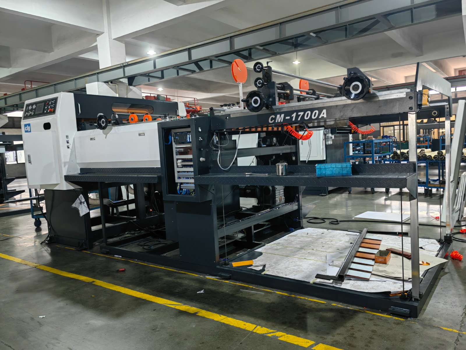 Successful installation by The Royo Machinery Team - Roll Sheeter Royo Machinery RCM-1700A-2