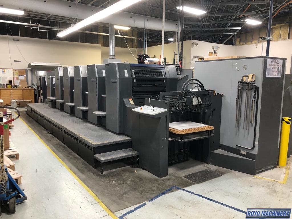 Successful installation by The Royo Machinery Team - Of a beautiful 5 color Speedmaster 74 with coater in Panama