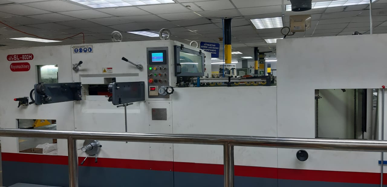 Successful installation by The Royo Machinery Team - of a Factory Rebuilt Die Cutter RDC-800H in El Salvador