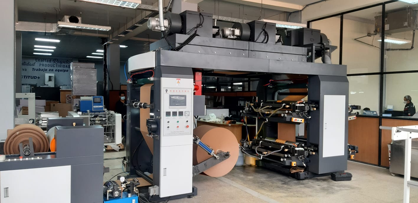 Successful installation by The Royo Machinery Team - Wide Flexo Press RZYT2-1100