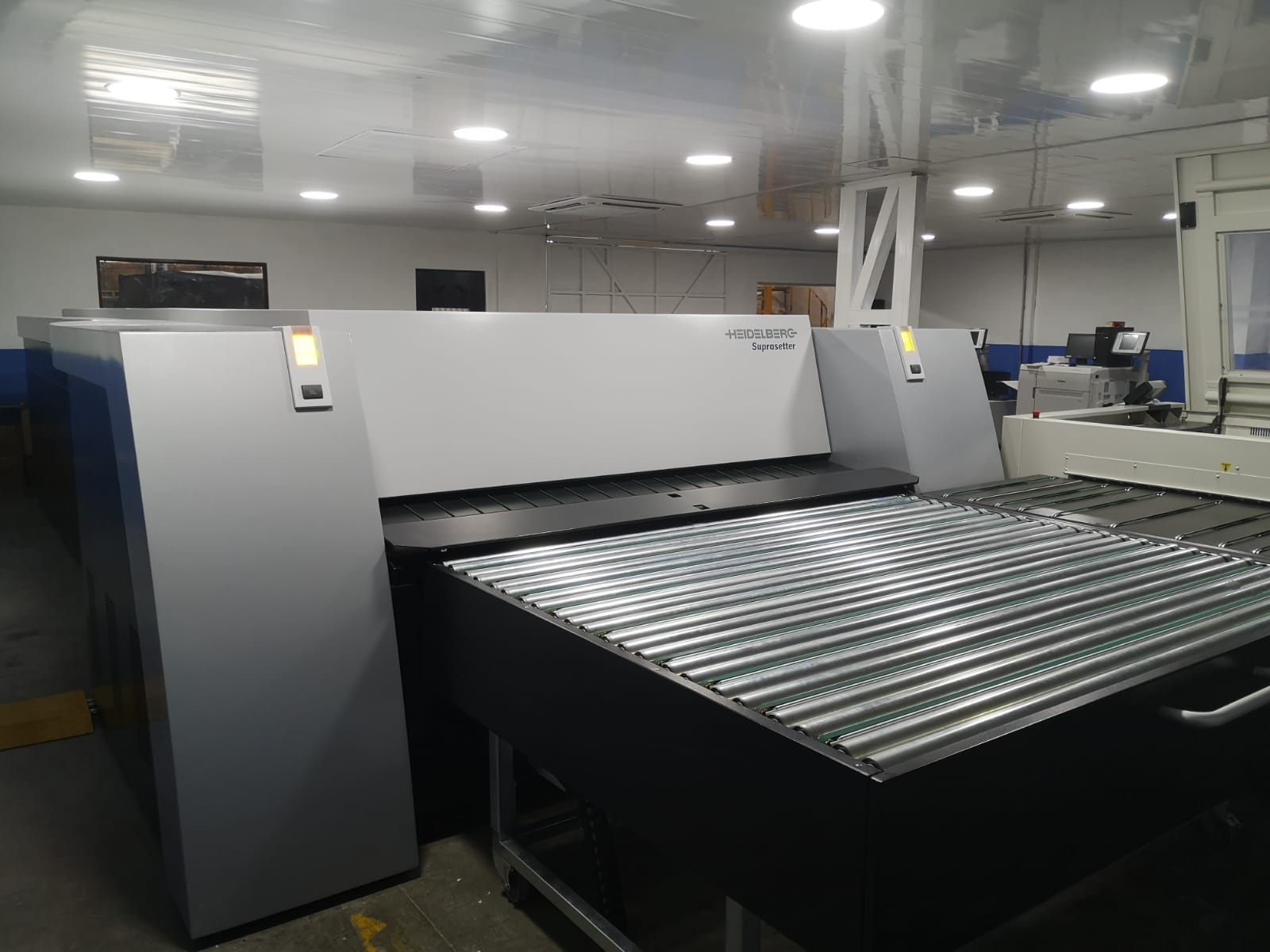 Successful installation by The Royo Machinery Team - Heidelberg CTP Suprasetter 145